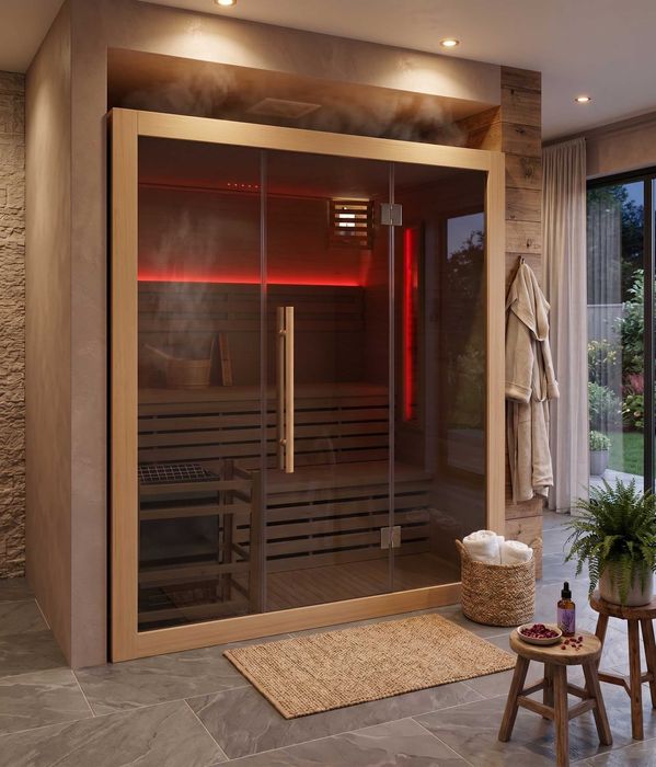 Domowa Sauna Sucha Fińska *Premium 400* Brown