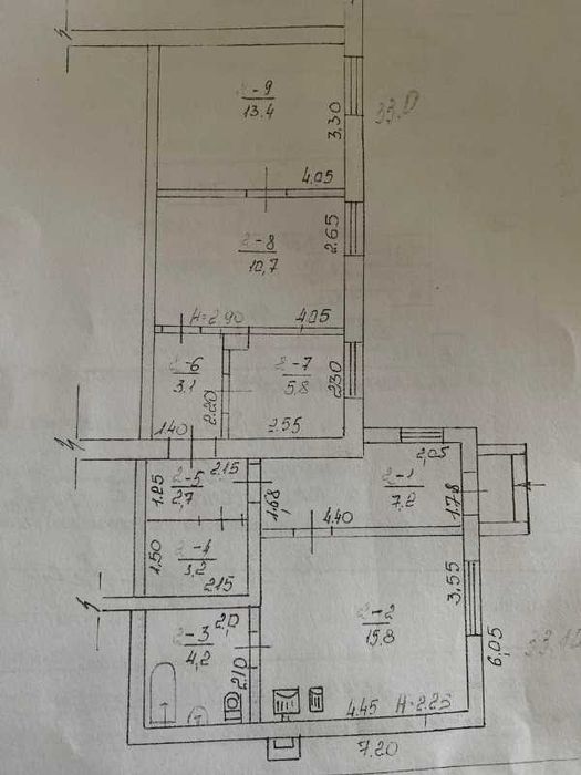 Продам 3 кім. кв. місто Богодухів (404286)