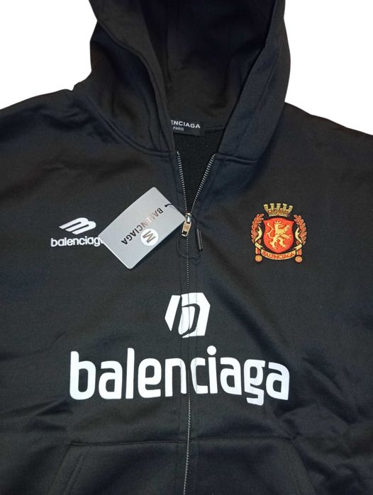 зип худи Balenciaga Soccer Paris 10 zip up