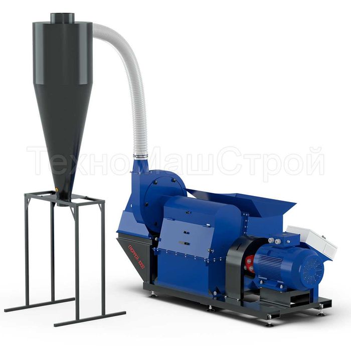 Молоткова дробарка CHOPPER 1000. Подрібнювач тріски. Измельчитель щепы