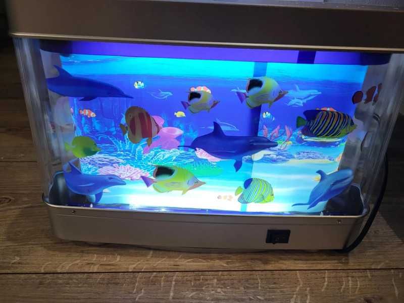 Lampka nocna akwarium rybki