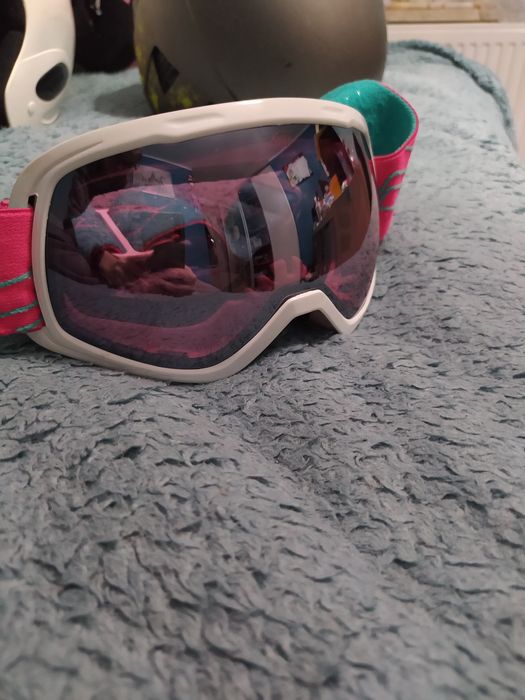 Gogle narciarskie 4F JUNIOR + twarde ETUI