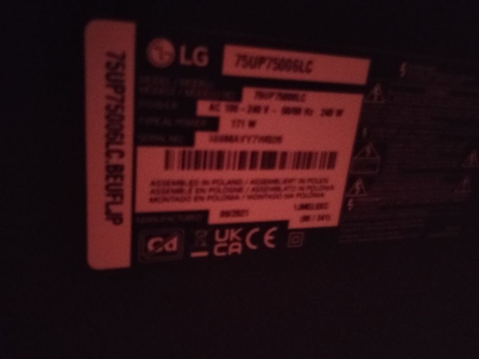 TV LG 75 polegadas490431103590748161