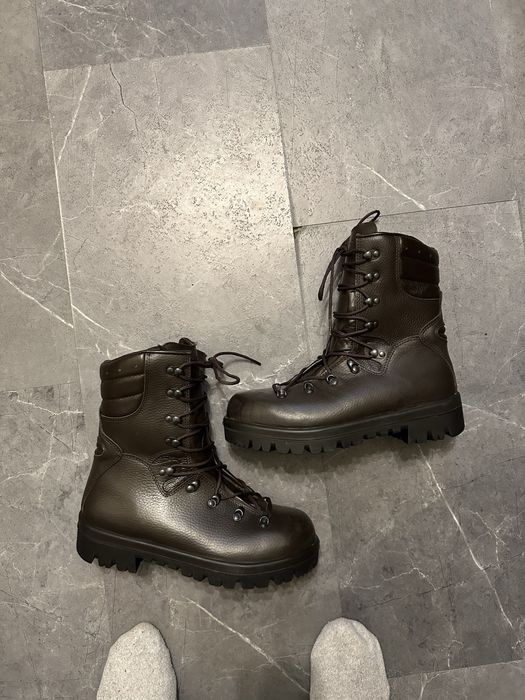 Skórzane buty wojskowe militarne Demar na zime survival trekking