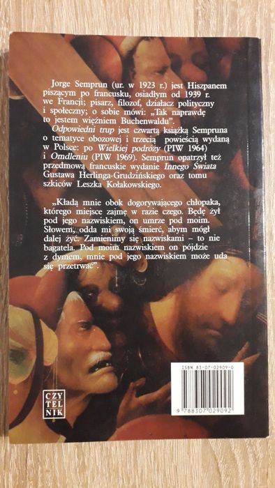 Jorge Semprun, Odpowiedni trup.