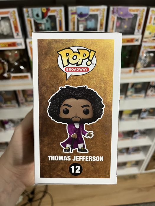 Funko pop 12 thomas jefferson hamiltoon