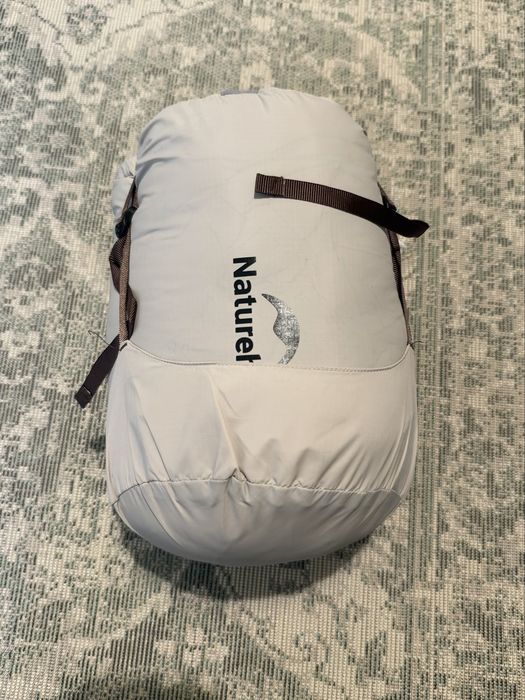 naturehike szary śpiwór puchowy 220x85 cm komfort 4,7 CW400 down sleeping bag