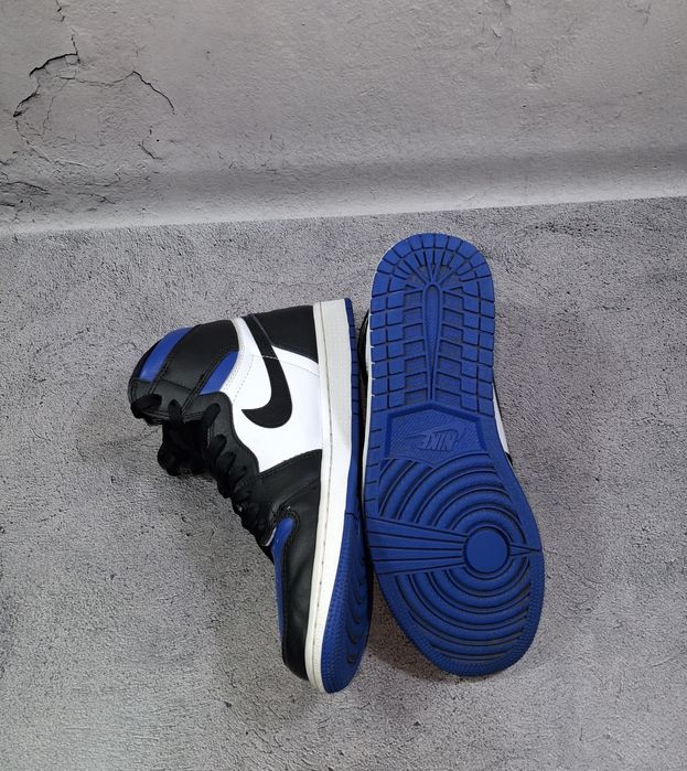 Кроссовки Air Jordan 1 Retro Royal Toe кожаные баскетбольные 4 6