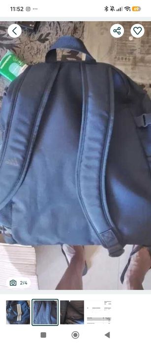 Mochila intermedia 3 riscas