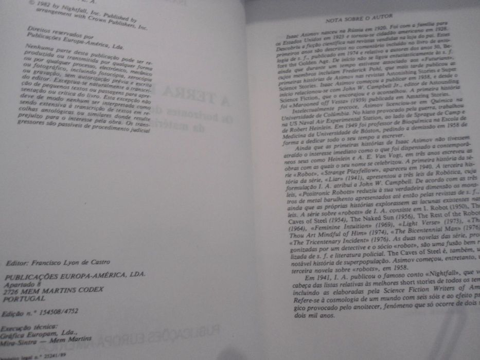 A Terra e o Cosmos de Isaac Asimov