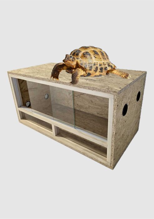 Terrarium z płyty OSB 100x50x50 cm