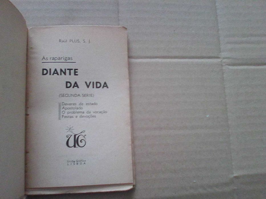 Às raparigas diante da vida 1ª e 2ª série