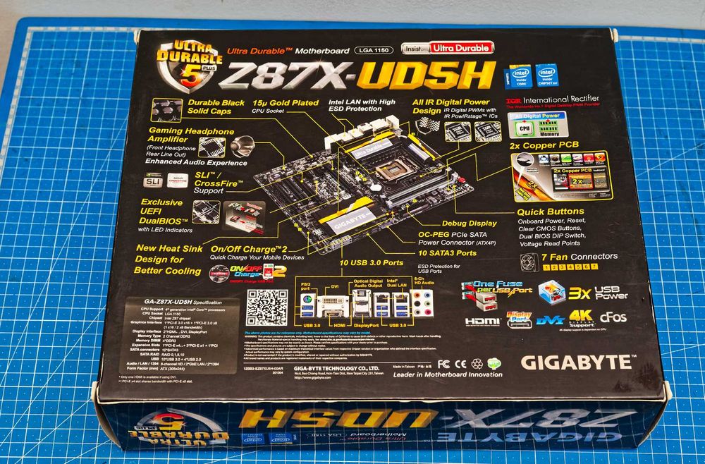 Материнська плата  GA-Z87X-UD5H LGA 1150 комплект