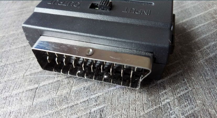 Переходник Скарт тюльпаны Scart - 3 RCA двухсторонний переключатель