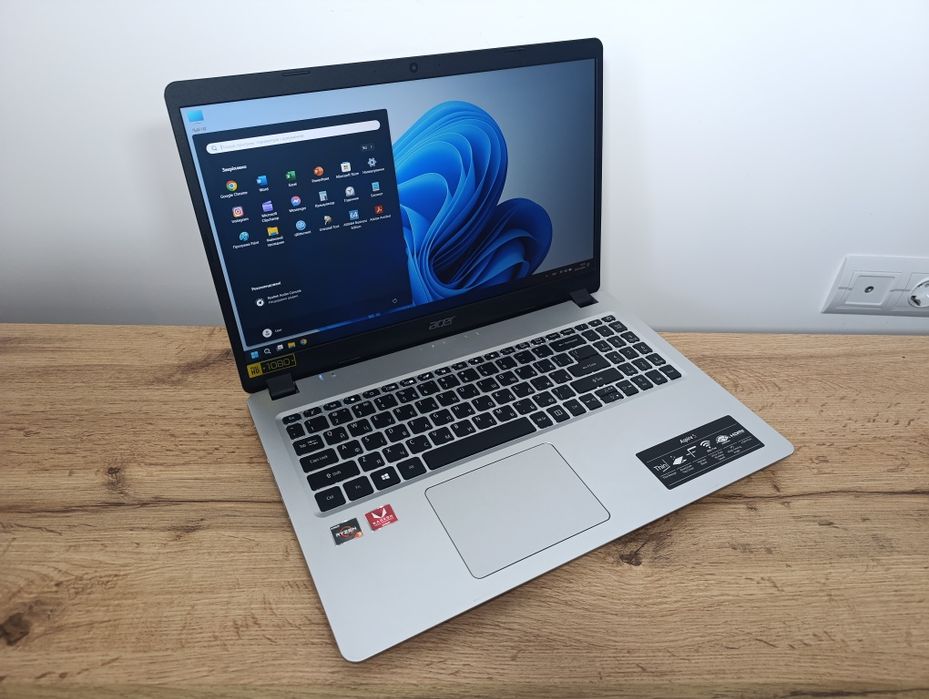15'6 FHD IPS ноутбук Acer Aspire/AMD Ryzen 3 3200U/Vega 3 2GB/SSD 256