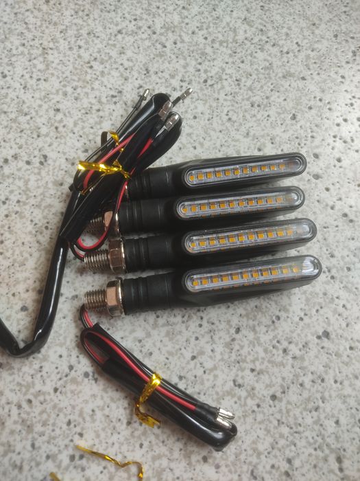 4 Piscas moto efeito ascendente