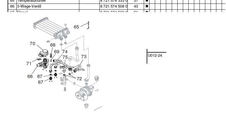 Buderus válvula 3 vias