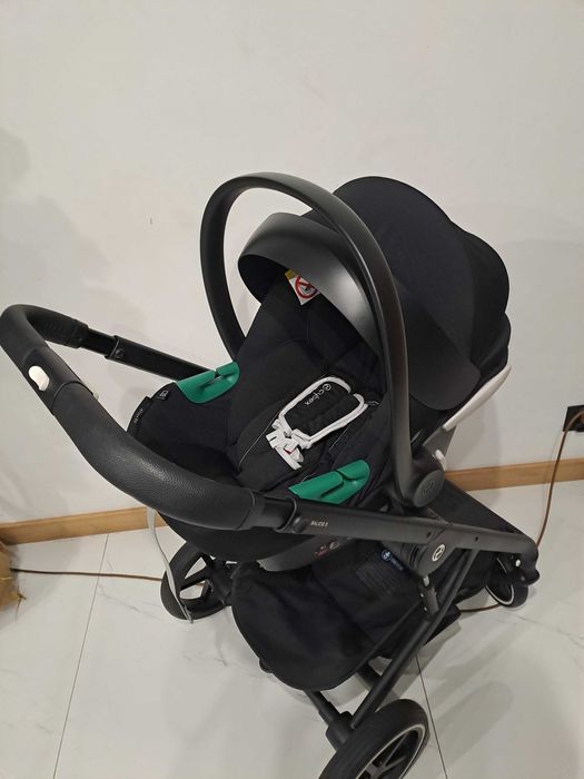 Cybex balios s lux 2.0 Almond beige /moon black baza fotelik cybex