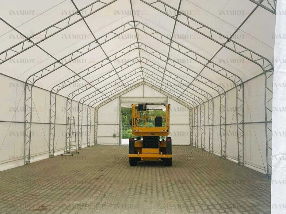 Hala namiotowa 9x18m wysoka 6m PVC 900g magazyn garaż
