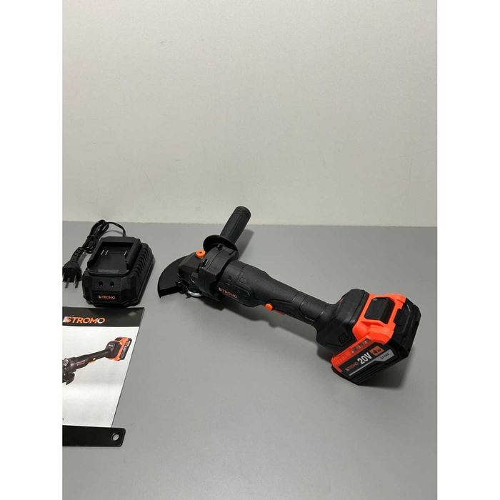 Акумуляторна БЕЗЩІТКОВА болгарка Stromo/рег. швидк./плавний пуск/стаб.