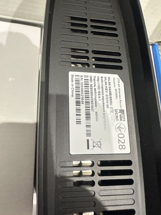 Роутер з сім картою ZTE  роутер MF 283 Ru