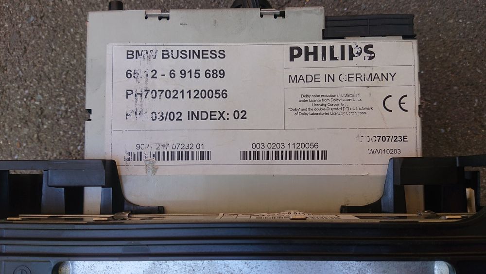 Магнитола BMW Business kassette  Philips 65.12 - 6915689 E39, E53