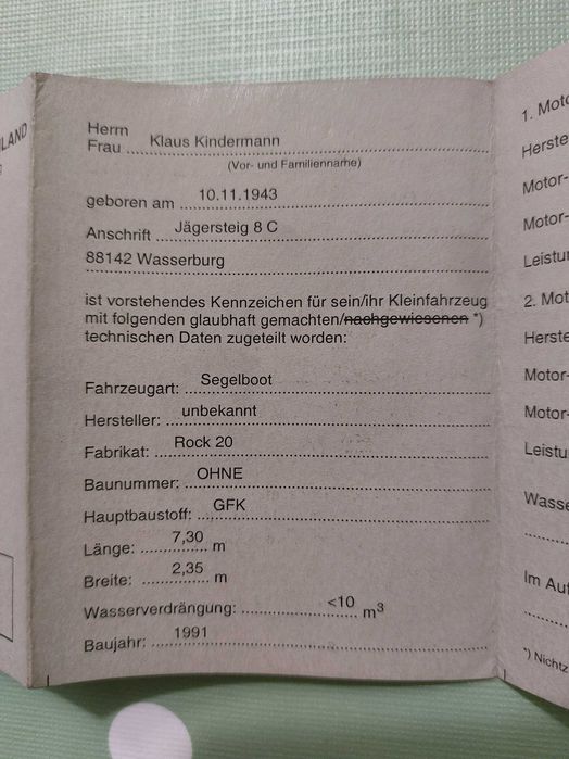 Jacht kilowy pełnomorski