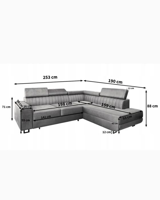 Naroznik z funkcją spania