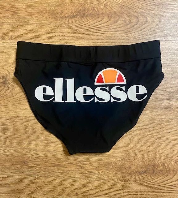 Kąpielówki męskie Ellesse - rozmiar M, poliester, czarne