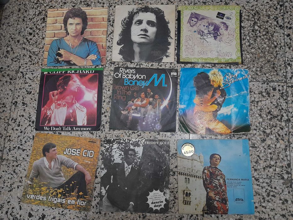 Discos vinil antigos