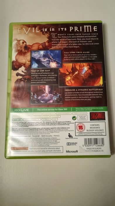 Gra Diablo na Xbox 360