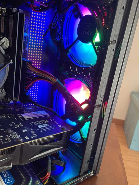 Computador PC Gamer RGB - i3 7100 + RX 460 + 16GB RAM DDR4