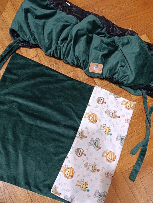 Wkładka do gondoli wózka i kocyk