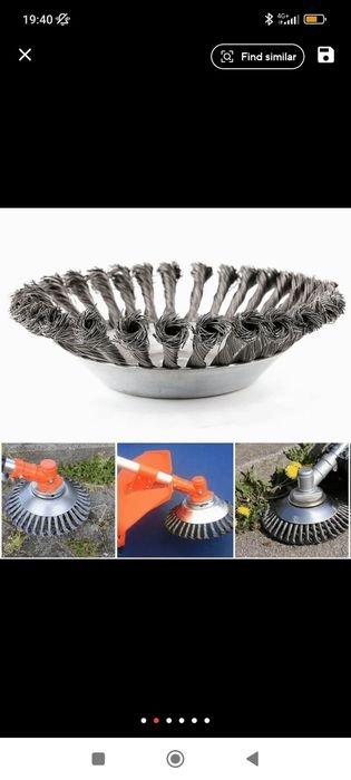 Escova aço para rocadora