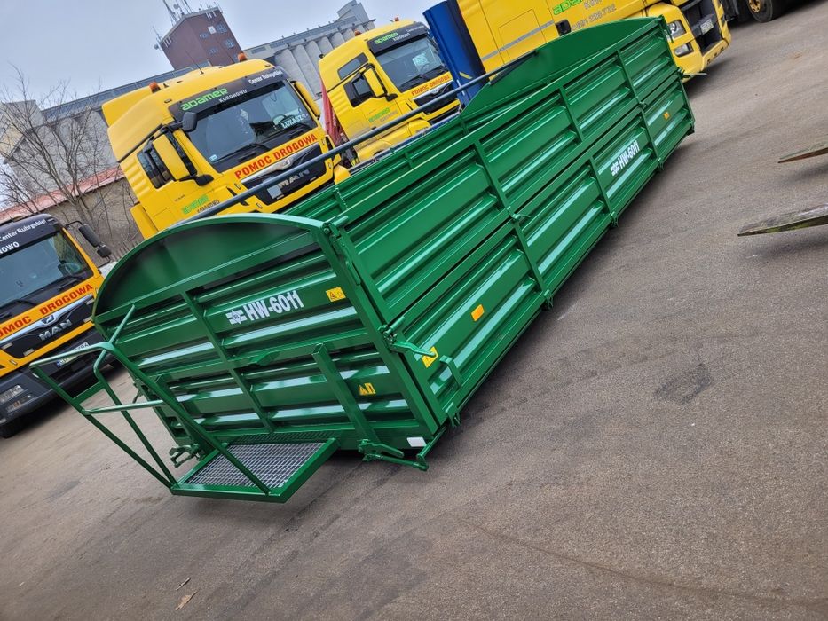 Zabudowa przyczepy rolniczej HL6011 HW nowa z plandeką, burty , boki