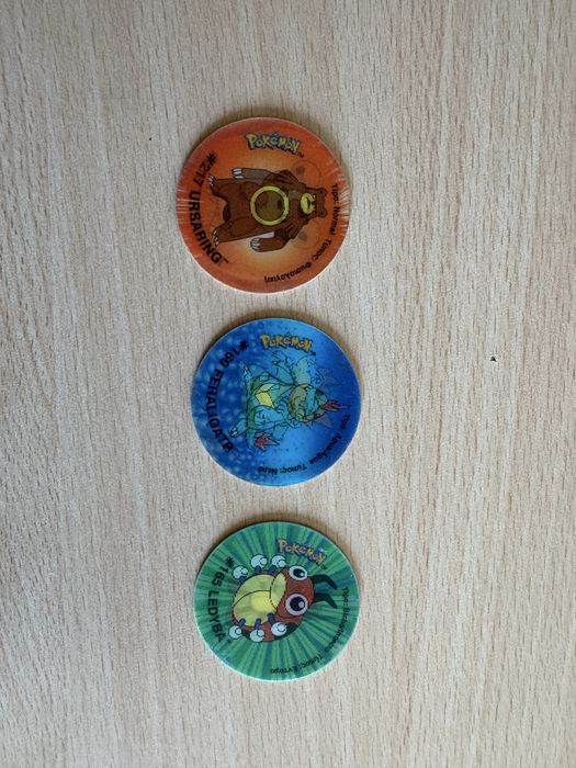 Caderneta Pokemon Tazos 3 + 32 Tazos (Matutano)