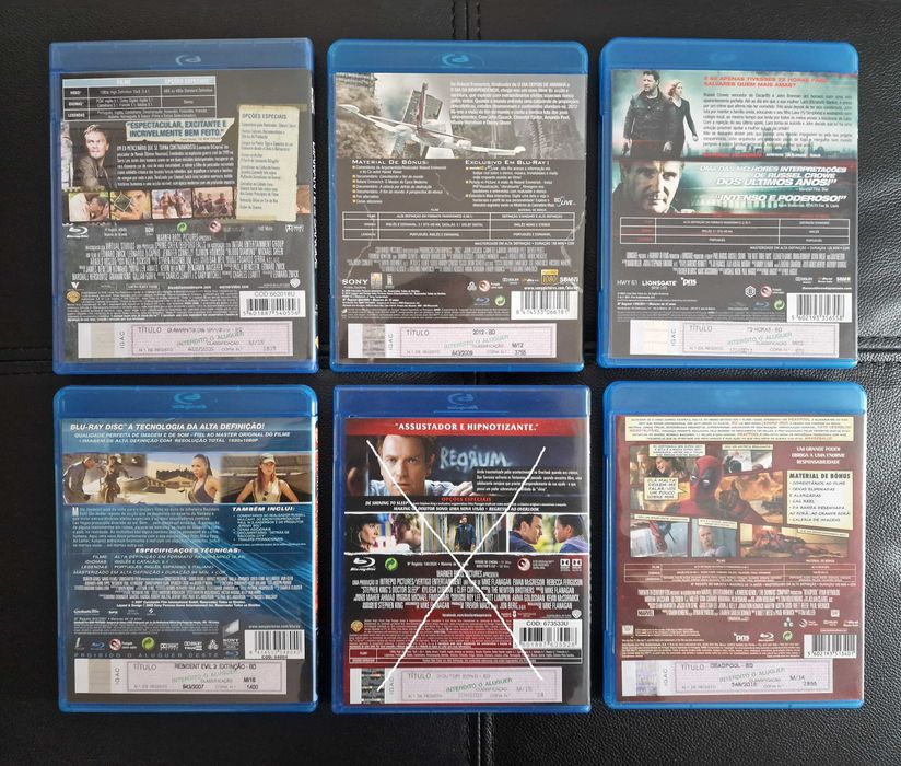 Filmes em Blu-ray (Impecáveis)