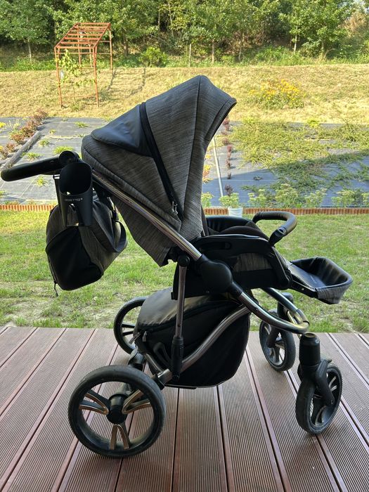 Wózek Bebetto Bresso Premium Class silver 02