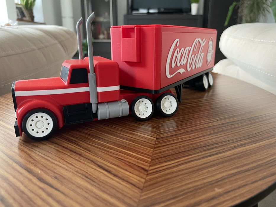 Ciężarówka coca cola, świateczna ozdoba, zabawka