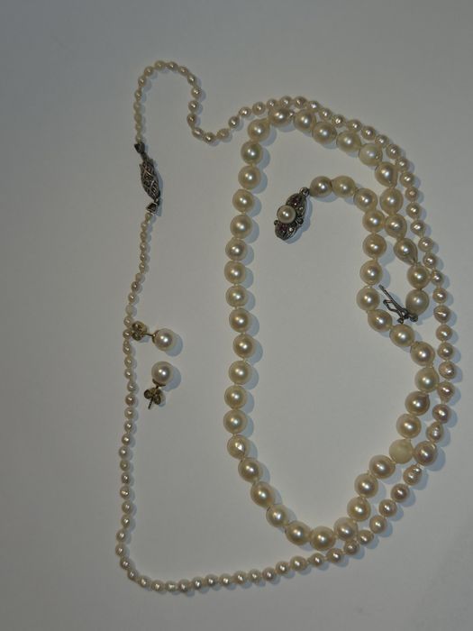 Kolczyki złote z perłą certyfikat