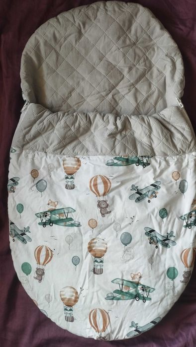 Śpiworek 3w1 do wózka gondoli przejściowy wiosenny jesienny BALU