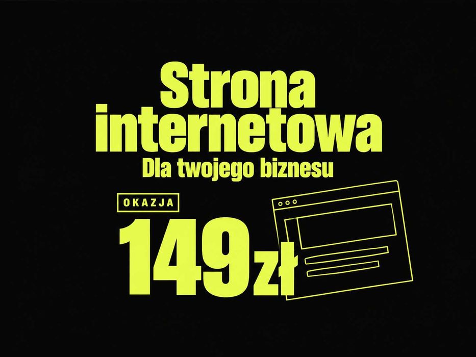 Strona internetowa dla twojej firmy za 150 zł