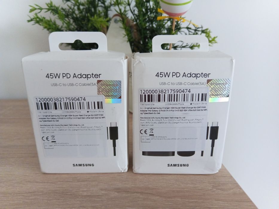 Carregador samsung original 45W