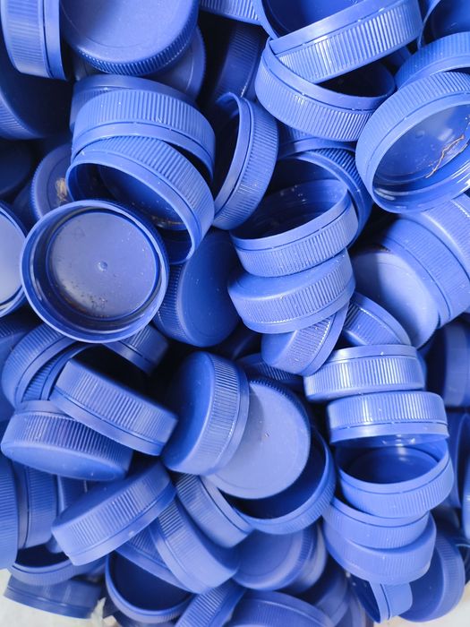 Кришка для ПЕТ пляшок 3л, 5 л, 6л, лійка до каністри 4 л синя, запашка