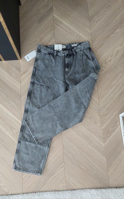 Spodnie szerokie nogawki relaxed w32 L32 NOWE