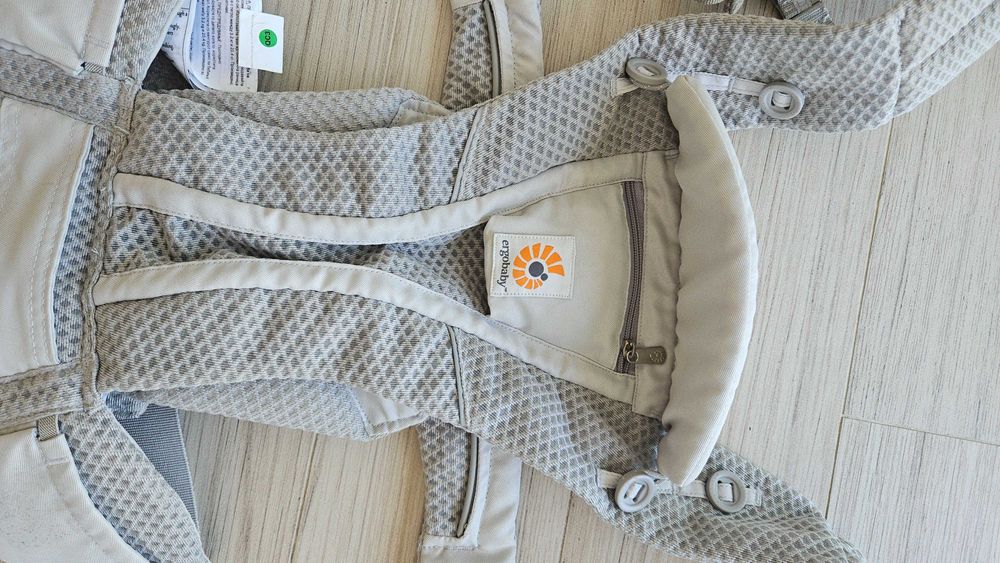 Marsúpio Ergobaby Omni Breeze, Cinzento