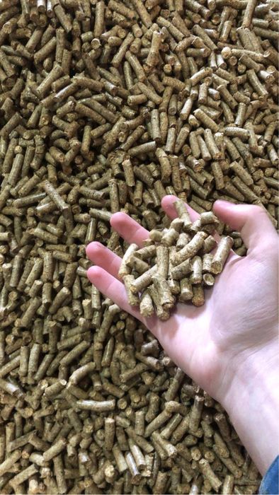 Пелета паливна з соломи льону!