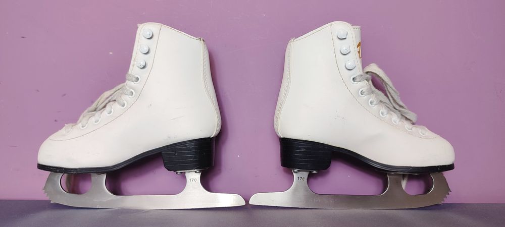 Ocieplane łyżwy figurowe dla dzieci - rozmiar 28 - 17,8 cm [#87]