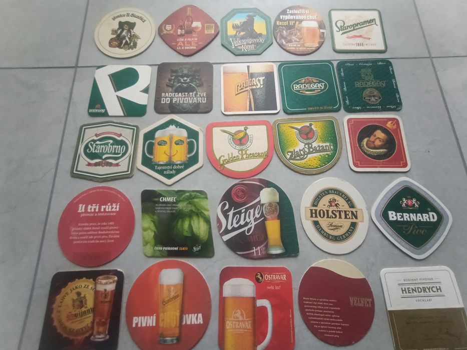 Podkładki, wafle pod piwo.. ponad 200 szt.