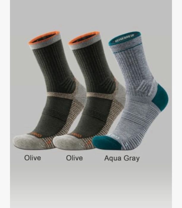 3 Pack Skarpety Trekkingowe Merino 39-42